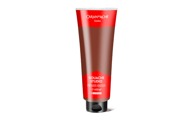 Tube 450 ml Gouache Studio Sienne Brûlée