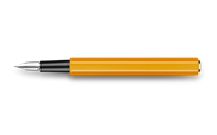Fountain Pen 849 Metal Orange Fluo