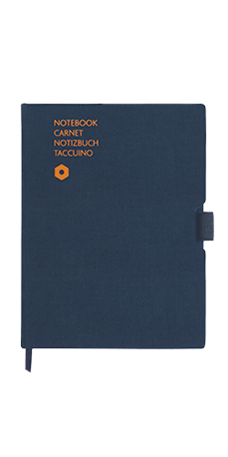 Quaderno OFFICE A5 Tela Blu