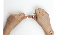 STAINLESS STEEL PENCIL PEELER – BLISTER + 3 replaceable blades