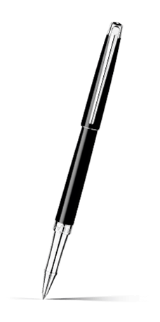Black Ebony LÉMAN™ SLIM Roller Pen
