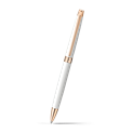 【新品未使用】カランダッシュ レマンスリム ボールペン ホワイト ローズゴールド 新品)CARAN d'ACHE カランダッシュ ボールペン レマン