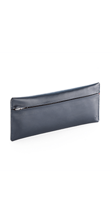 ZIPPED MIDNIGHT BLUE CASE FOR 1 PEN