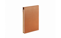 BEIGE LEATHER A5 NOTEBOOK