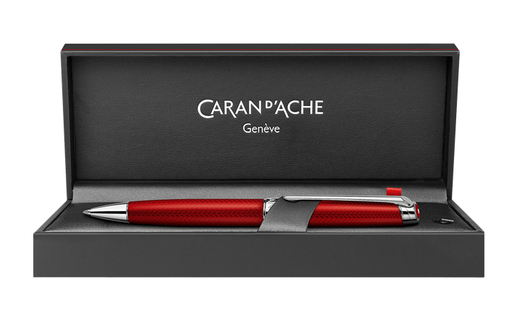 Caran d'Ache Leman Cashmere Leather Business Card Holder