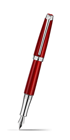Rouge Carmin LÉMAN Fountain Pen