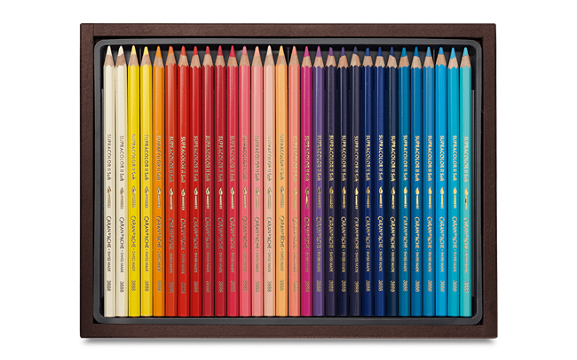 Wooden Box of 60 Colours SUPRACOLOR® Aquarelle
