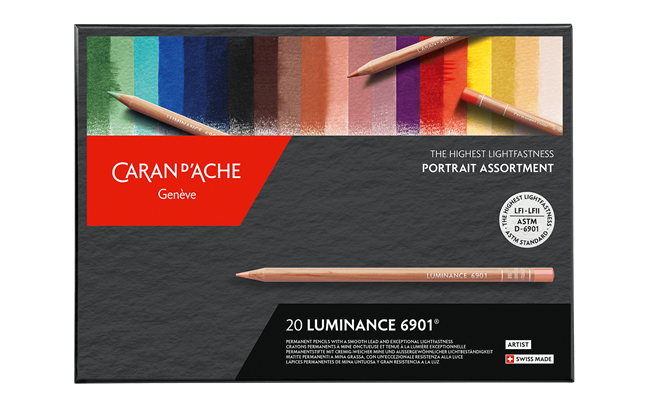 Box of 20 Colours LUMINANCE 6901® - « Portrait » assortment