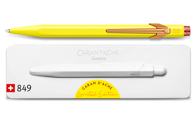 LAST PIECES - Ballpoint Pen 849 CLAIM YOUR STYLE Canary Yellow – Limited Edition