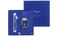 Gift Set KLEIN BLUE® LÉMAN Fountain Pen with Inkwell - Limited Edition