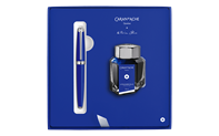 Gift Set KLEIN BLUE® LÉMAN Fountain Pen with Inkwell - Limited Edition