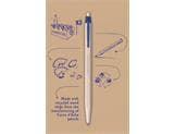 Box of 10 Ballpoint pens 825 WOOD CHIPS