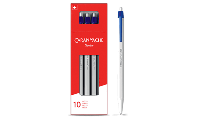 Stylo Bille CARAN D'ACHE 849 Rouge - Collection Wonder Forest