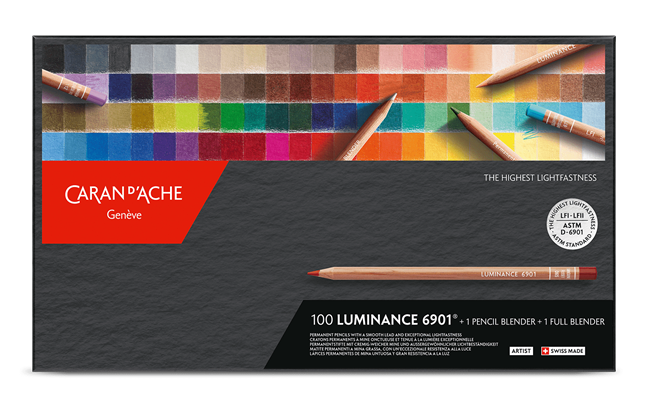 Etui 100 Farben LUMINANCE 6901™  + 2 Blender