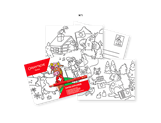 Set mit 18 Farbstiften FANCOLOR + Heft oder Postkarten SWISS EXPLORER
