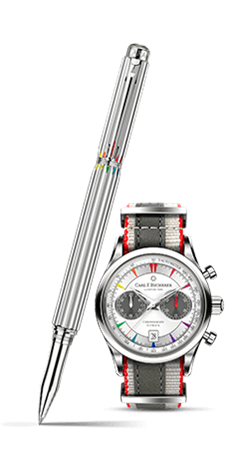 バリアス シグネチャー ローラーボール & カール・F・ブヘラ マネロ フライバック 腕時計 セット – Limited Edition