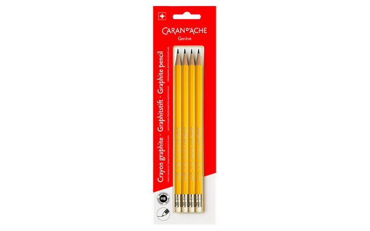 S lápiz grafito   lápices de grafito Caran d-Ache 6b-4h 4H 12pieza 4H, amarillo, hexagonal, 2,1 mm, 12 pieza S 
