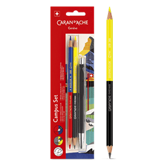 Set pack containing 2 BICOLOR and GRAPHICOLOR pencils and one 888 ballpoint pen