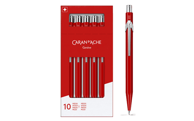 Porte-mines De Prestige Caran D'Ache Modèle 844 Jaune - Neuf De Stock - Mines 0.7mm
