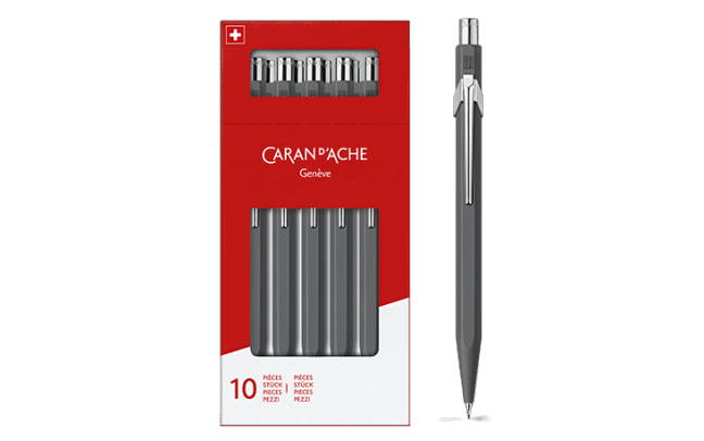 Kaweco Classic HB - Portamine da 0,7 mm, in plastica di alta qualità, con design ottagonale, 11 cm, penna a pressione ricaricabile (bordeaux