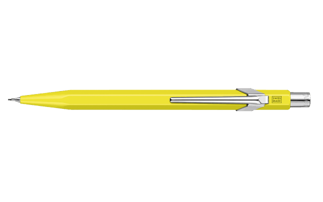 Box of 10 Yellow 849 FLUO LINE Mechanical Pencil