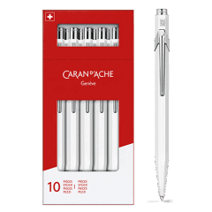 Box of 10 White ballpoint pens 849™ CLASSIC LINE