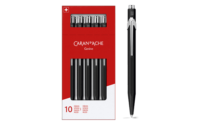 Box of 10 Black ballpoint pens 849™ CLASSIC LINE