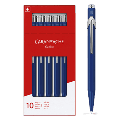 Box of 10 Sapphire Blue ballpoint pens 849™ CLASSIC LINE