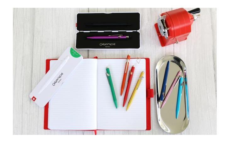 Ballpoint Pen 849™ COLORMAT-X Turquoise | Caran d'Ache US
