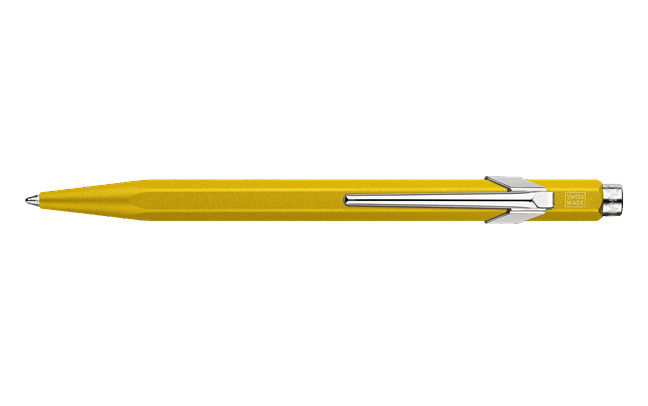 Box of 10 Yellow 849 COLORMAT-X Ballpoint Pens