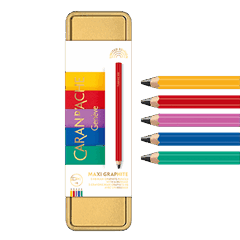 COLOUR TREASURE MAXI GRAPHITE HB Set of 5 Pencils (Limited Edition)