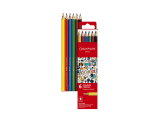 Boîte Carton 6 Crayons Permanents SCHOOL LINE