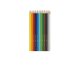 Cardboard Box of 12 Permanent Colour Pencils SCHOOL LINE