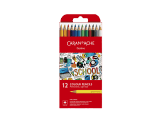 Cardboard Box of 12 Permanent Colour Pencils SCHOOL LINE