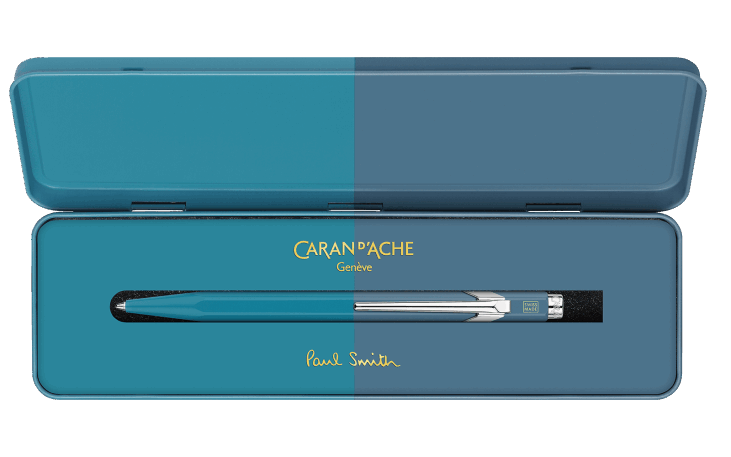849™ PAUL SMITH Cyan Blue & Steel Blue Ballpoint Pen Special Edition