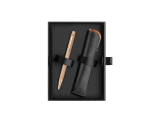 ECRIDOR™ VENETIAN Set Rose Gold Ballpoint Pen & Leather Case - Special Edition