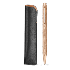 ECRIDOR VENETIAN Set Rose Gold Ballpoint Pen & Leather Case - Special Edition