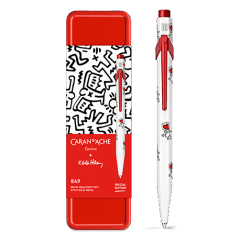 Stylo Bille 849 KEITH HARING Blanc – Edition Spéciale