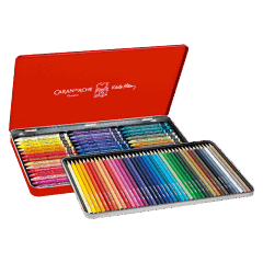 Permanent, Wax-based and Water-soluble Coloured Pencils