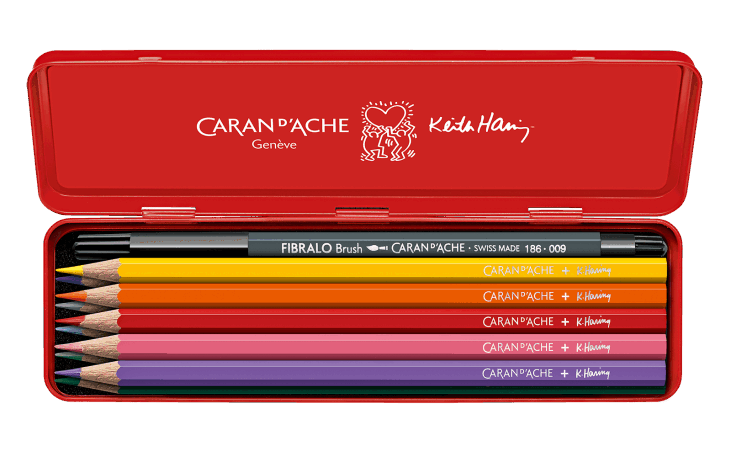 CARAN D'ACHE Ecridor Keith Haring Special Edition Set Penna a