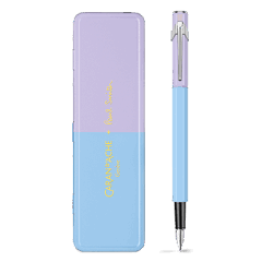 849™ PAUL SMITH Sky Blue & Lavender Purple Fountain Pen (F) - Limited Edition