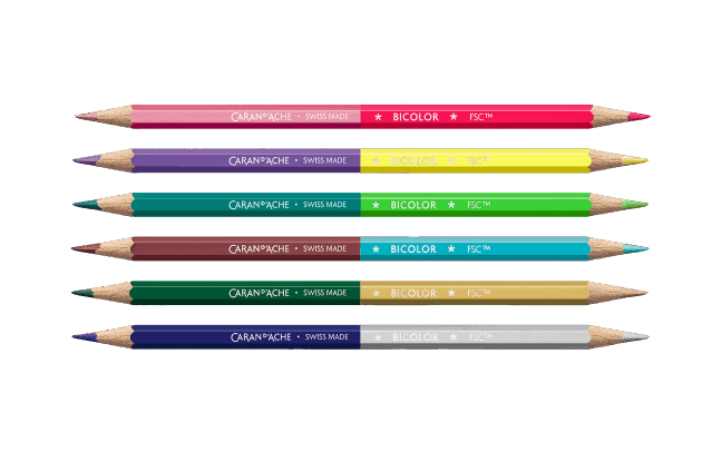 Boîte 6 Crayons BICOLOR CLAIM YOUR STYLE – Édition Spéciale