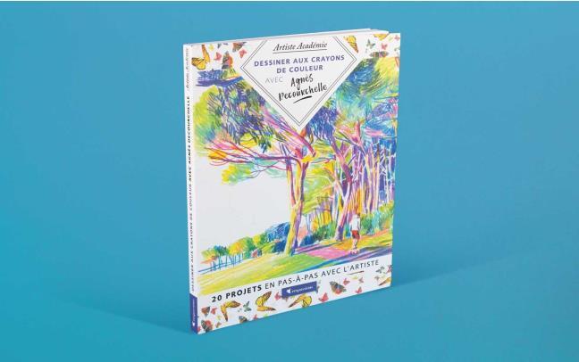 Livre « Dessiner aux crayons de couleurs avec Agnès Decourchelle » Version Française