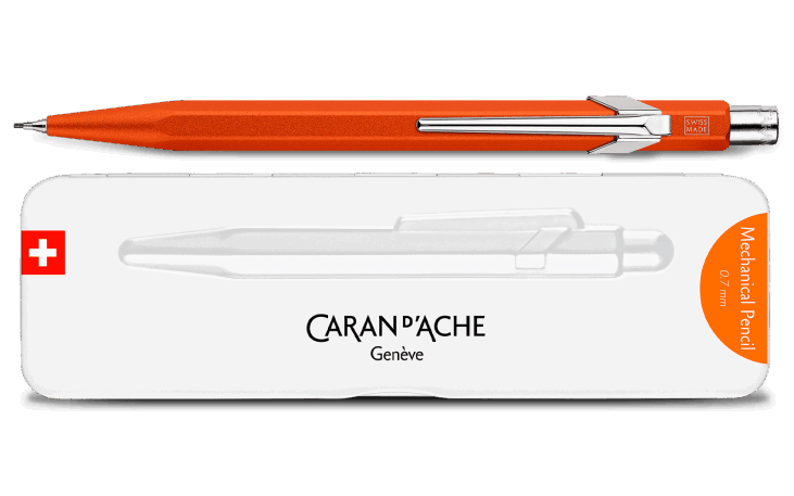 Mechanical Pencil 849™ COLORMAT-X Orange 0.7HB | Caran d'Ache US