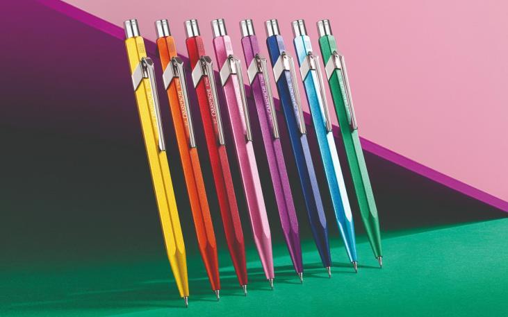 Mechanical Pencil 849™ COLORMAT-X Pink 0.7HB | Caran d'Ache US