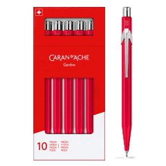 Scatola con 10 portamine 849™ COLORMAT-X Rosso