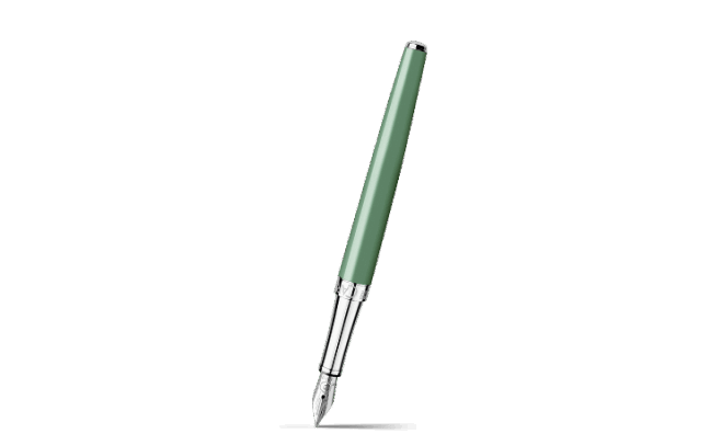CARAN D'ACHE カランダッシュ 万年筆 レマンスリム EF（極細） e_fountain-pen-leman-slim-vert