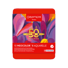 Etui 10 NEOCOLOR™ II Aquarelle-Pastellen 50 Jahre Pop – Sonderedition