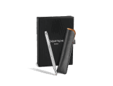 ECRIDOR™ ZEN Platinum Set Ballpoint Pen & Leather Case – Special Edition