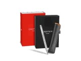 ECRIDOR™ ZEN Platinum Set Ballpoint Pen & Leather Case – Special Edition